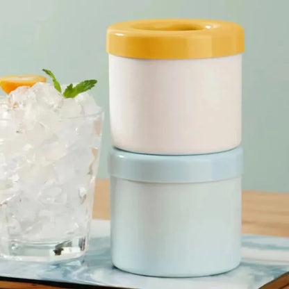 Moule à glaçons rond en silicone – Compact, créatif et rafraîchissant