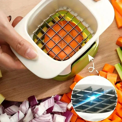 Hachoir et trancheuse à légumes multifonction avec poignée ergonomique