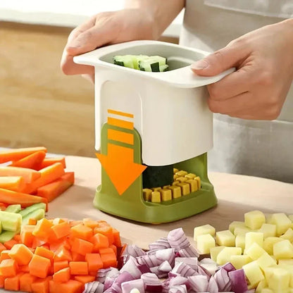 Hachoir et trancheuse à légumes multifonction avec poignée ergonomique